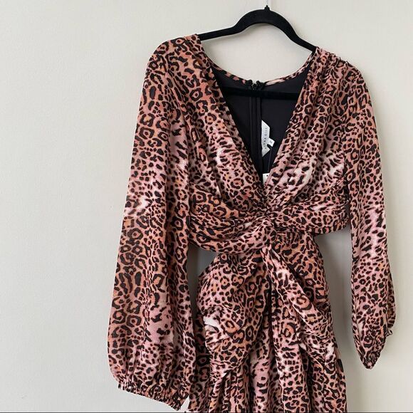 ANTHROPOLOGIE-RANNA Gill Floral Cut Out Midi Dress (Size:Small) - Picture 5 of 14